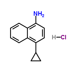 4-Cyclopropylnaphthalen-1-amine hydrochloride Structure,1533519-92-4Structure