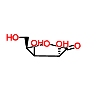 (3R,4s,5r)-3,4-dihydroxy-5-(hydroxymethyl)dihydro-2(3h)-furanone Structure,15384-34-6Structure