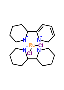 Cis-dichlorobis(2,2’-bipyridine)ruthenium(ii) dihydrate Structure,15746-57-3Structure