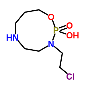 Cyclophosphamide related compound b (25 mg) (3-(2-chloroethyl)-2-oxo-2-hydroxy-1,3,6,2-oxadiazaphosphonane) Structure,158401-52-6Structure