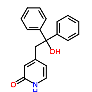 2(1H)-pyridinone,4-(2-hydroxy-2,2-diphenylethyl)- Structure,16097-17-9Structure