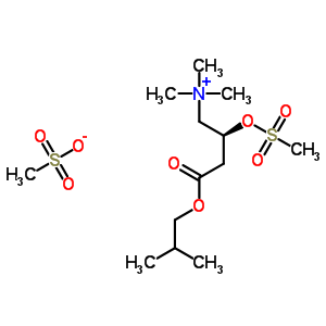 (S)-carnitine mesylate isobutylester, mesylate salt Structure,161886-59-5Structure