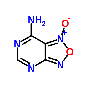 [1,2,5]Oxadiazolo[3,4-d]pyrimidin-7-amine,1-oxide Structure,16206-18-1Structure