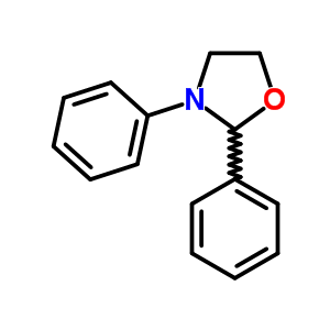 Oxazolidine,2,3-diphenyl- Structure,16285-78-2Structure