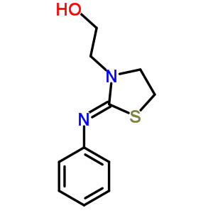 3-Thiazolidineethanol,2-(phenylimino)- Structure,16951-32-9Structure