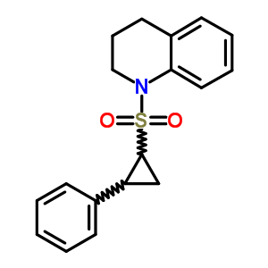 反式-(8CI)-1,2,3,4-四氫-1-[(2-苯基環(huán)丙基)磺?；鵠-喹啉結(jié)構(gòu)式_17299-24-0結(jié)構(gòu)式