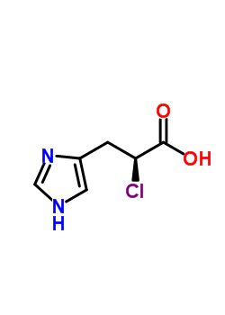 (S)-(-)-2-chloro-3-[4(5)-imidazolyl]propionic acid Structure,17561-26-1Structure