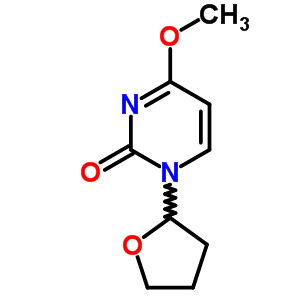 2(1H)-pyrimidinone,4-methoxy-1-(tetrahydro-2-furanyl)- Structure,18002-24-9Structure