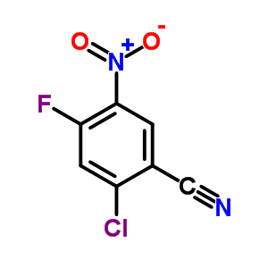 2-Chloro-4-fluoro-5-nitrobenzonitrile Structure,183325-39-5Structure