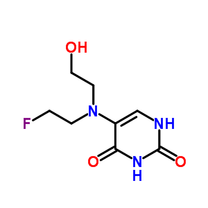 5-(2-Fluoroethyl-(2-hydroxyethyl)amino)-1h-pyrimidine-2,4-dione Structure,18592-39-7Structure