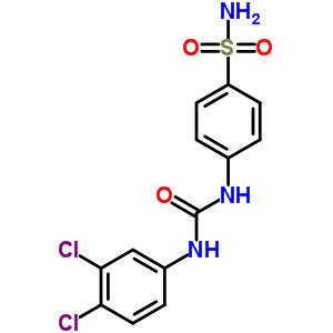 1-(3,4-Dichlorophenyl)-3-(4-sulfamoylphenyl)urea Structure,18981-89-0Structure