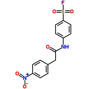 4-[[2-(4-Nitrophenyl)acetyl]amino]benzenesulfonyl fluoride Structure,19188-69-3Structure