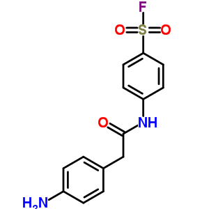 4-[[2-(4-Aminophenyl)acetyl]amino]benzenesulfonyl fluoride Structure,19188-73-9Structure