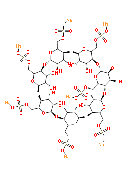 Heptakis-6-sulfato-beta-cyclodextrin sodium salt Structure,197587-31-8Structure