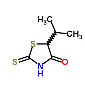 5-Propan-2-yl-2-sulfanylidene-thiazolidin-4-one Structure,1986-39-6Structure