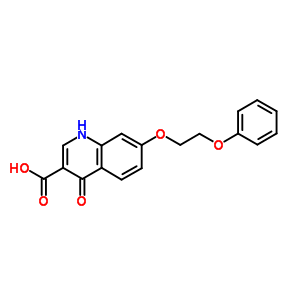 4-Oxo-7-(2-phenoxyethoxy)-1h-quinoline-3-carboxylic acid Structure,19924-65-3Structure