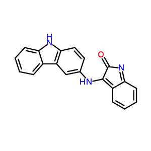 3-(9H-carbazol-3-ylamino)indol-2-one Structure,20096-33-7Structure