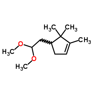 4-(2,2-Dimethoxyethyl)-1,5,5-trimethyl-cyclopentene Structure,20145-44-2Structure