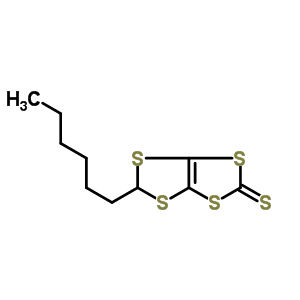 5-Hexyl-1,3-dithiolo[4,5-d][1,3]dithiole-2-thione Structure,202126-51-0Structure