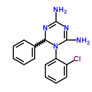 1-(2-Chlorophenyl)-6-phenyl-6h-1,3,5-triazine-2,4-diamine Structure,20285-60-3Structure