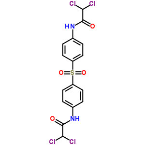 2,2-Dichloro-n-[4-[4-[(2,2-dichloroacetyl)amino]phenyl]sulfonylphenyl]acetamide Structure,20501-92-2Structure