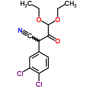 2-(3,4-Dichlorophenyl)-4,4-diethoxy-3-oxo-butanenitrile Structure,20535-52-8Structure