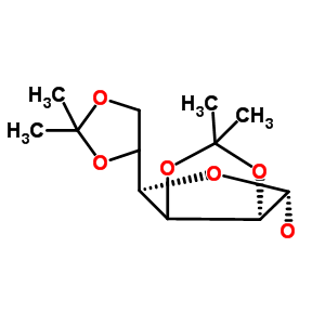 (3aS,4S,6R,6aS)-4-(芐氧基)-6-[(4R)-2,2-二甲基-1,3-二氧戊環(huán)-4-基]-2,2-二甲基四氫呋喃并[3,4-d][1,3]二氧雜環(huán)戊烯結(jié)構(gòu)式_20689-02-5結(jié)構(gòu)式