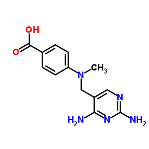 4-[(2,4-Diaminopyrimidin-5-yl)methyl-methyl-amino]benzoic acid Structure,20781-12-8Structure