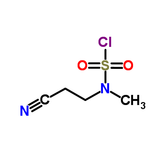 Sulfamoyl chloride, N-(2-cyanoethyl)-N-methyl- Structure,209971-18-6Structure