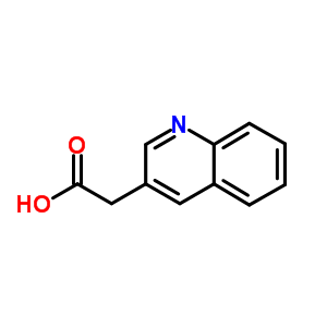 2-(喹啉-3-基)乙酸結(jié)構(gòu)式_21168-40-1結(jié)構(gòu)式