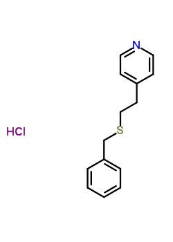 4-(2-(Benzylthio)ethyl)pyridine hydrochloride Structure,21181-91-9Structure