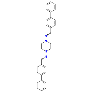 1-(4-Phenylphenyl)-n-[4-[(4-phenylphenyl)methylideneamino]piperazin-1-yl]methanimine Structure,21323-35-3Structure