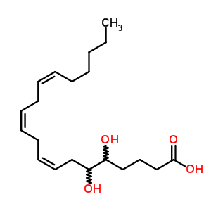 (8Z,11z,14z)-5,6-dihydroxy-8,11,14-icosatrienoic acid Structure,213382-49-1Structure