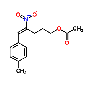 4-Penten-1-ol,5-(4-methylphenyl)-4-nitro-, 1-acetate Structure,21461-30-3Structure