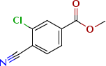 Methyl 3-chloro-4-cyanobenzoate Structure,214759-66-7Structure