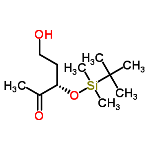 (-)-(3S)-3-{[tert-butyl(dimethyl)silyl]oxy}-5-hydroxypentan-2-one Structure,218615-21-5Structure