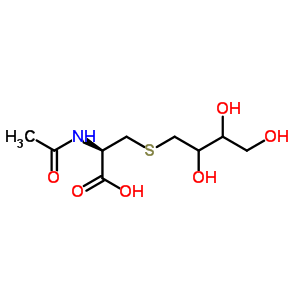 N-acetyl-s-(2,3,4-trihydroxybutyl)-l-cysteine Structure,219965-90-9Structure