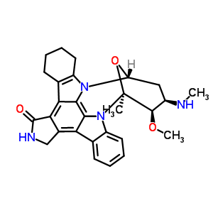 (2S,3r,4r,6r)-3-methoxy-2-methyl-4-(methylamino)-29-oxa-1,7,17-triazaoctacyclo[12.12.2.1<sup>2,6</sup>.0<sup>7,28</sup>.0<sup>8,13</sup>.0<sup>15,19</sup>.0<sup>20,27</sup>.0<sup>21,26</sup>]nonacosa- Structure,220038-19-7Structure