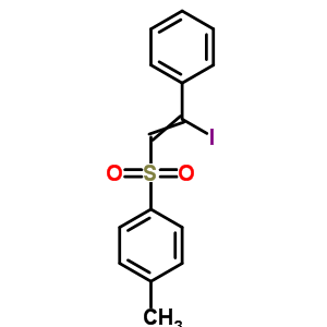 1-(2-Iodo-2-phenyl-ethenyl)sulfonyl-4-methyl-benzene Structure,22183-12-6Structure