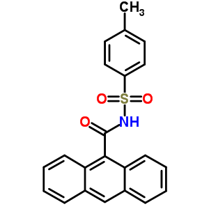 9-Anthracenecarboxamide,n-[(4-methylphenyl)sulfonyl]- Structure,22187-53-7Structure