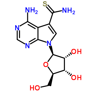 7H-pyrrolo[2,3-d]pyrimidine-5-carbothioamide,4-amino-7-b-d-ribofuranosyl- Structure,22242-90-6Structure