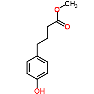 4-Hydroxybenzenebutyric acid methyl ester Structure,22320-10-1Structure