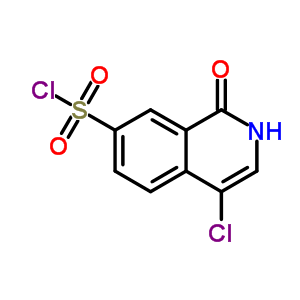 4-Chloro-1-hydroxy-7-isoquinolinesulfonyl chloride Structure,223671-81-6Structure