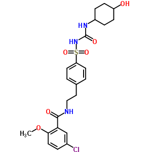 Rac-trans 4-hydroxyglyburide Structure,23155-04-6Structure