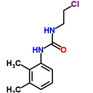 N-(2-氯乙基)-N-(2,3-二甲基苯基)-脲結(jié)構(gòu)式_23417-35-8結(jié)構(gòu)式