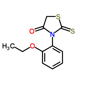 4-Thiazolidinone,3-(2-ethoxyphenyl)-2-thioxo- Structure,23517-70-6Structure