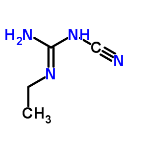 Guanidine,n-cyano-n-ethyl- Structure,24010-80-8Structure