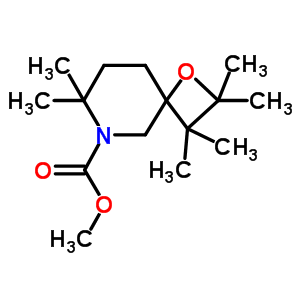 1-Oxa-6-azaspiro[3.5]nonane-6-carboxylic acid, 2,2,3,3,7,7-hexamethyl-, methyl ester Structure,240113-60-4Structure