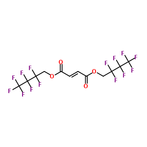 (2E)-2-butenedioic acid bis(2,2,3,3,4,4,4-heptafluorobutyl) ester Structure,24120-17-0Structure