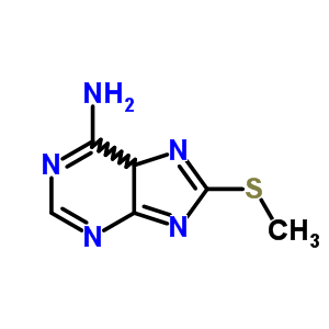 8-Methylsulfanyl-5h-purin-6-amine Structure,2508-06-7Structure